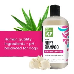 Only Natural Pet® 2-in-1 Puppy Shampoo - Cleanse Condition - Aloe + Shea Butter - 16.9 Fl Oz -Pet Essentials Shop 5310386 alt2