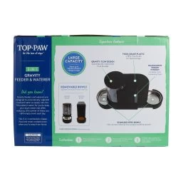 Top Paw® 2-in-1 Gravity Pet Feeder & Waterer 7 Top Paw® 2-in-1 Gravity Pet Feeder & Waterer -Pet Essentials Shop 5311832 alt3