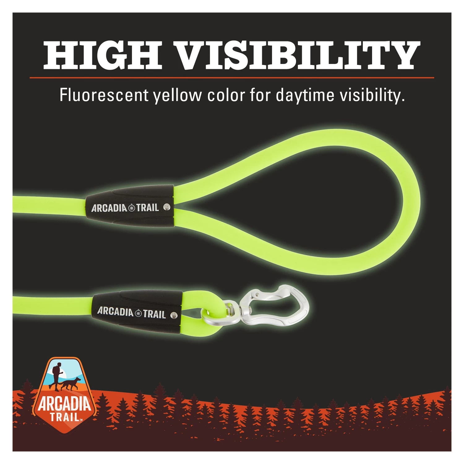 Arcadia Trail™ Stink-Free Waterproof Dog Leash: 4-ft Long 3 Arcadia Trail™ Stink-Free Waterproof Dog Leash: 4-ft Long - Image 3