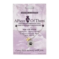 A Piece Of Them Small Paw With Gold Bone Pet Urn Necklace 7 A Piece Of Them Small Paw With Gold Bone Pet Urn Necklace -Pet Essentials Shop 5312815 alt2