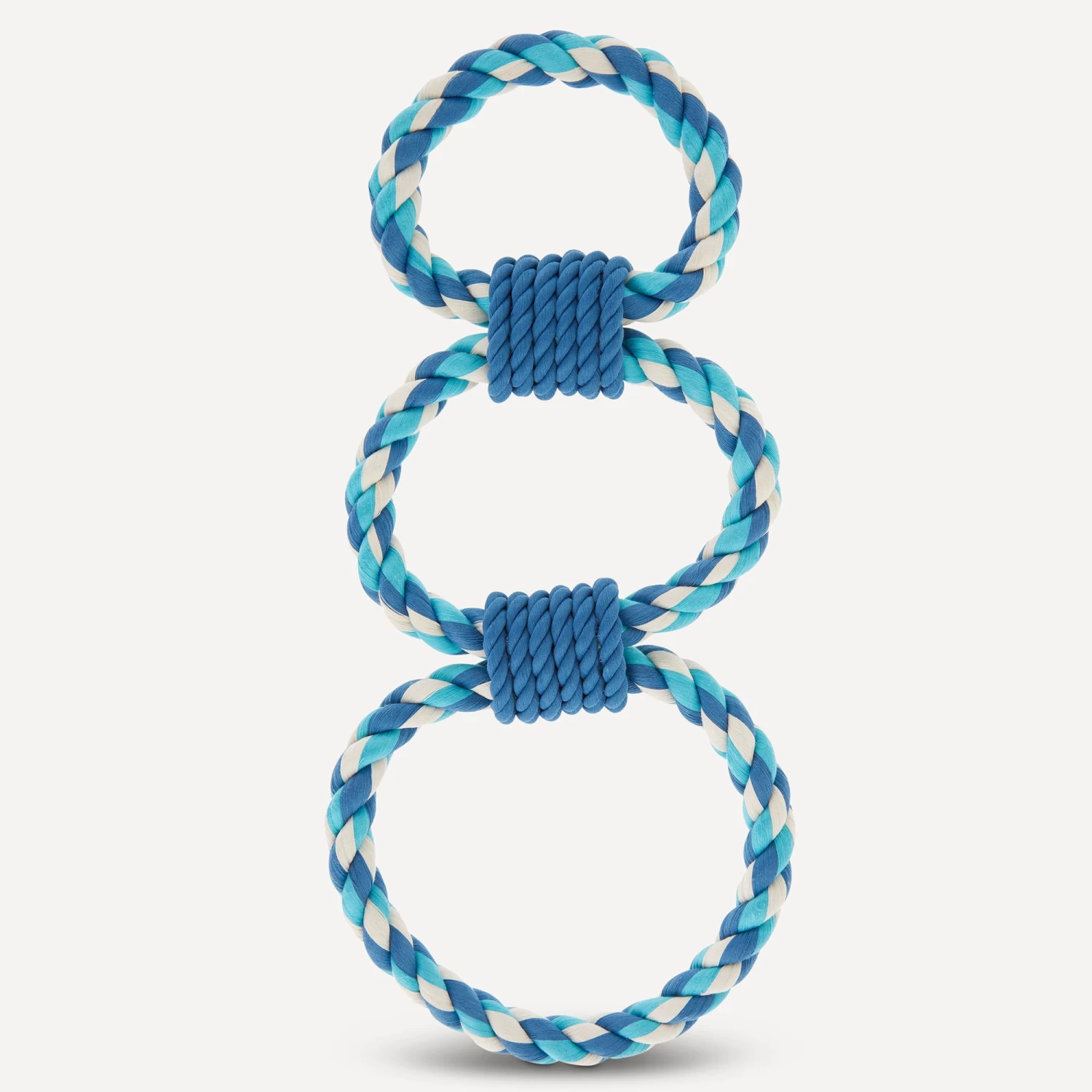 Joyhound Game On Triple Rings Rope Dog Toy 1 Joyhound Game On Triple Rings Rope Dog Toy