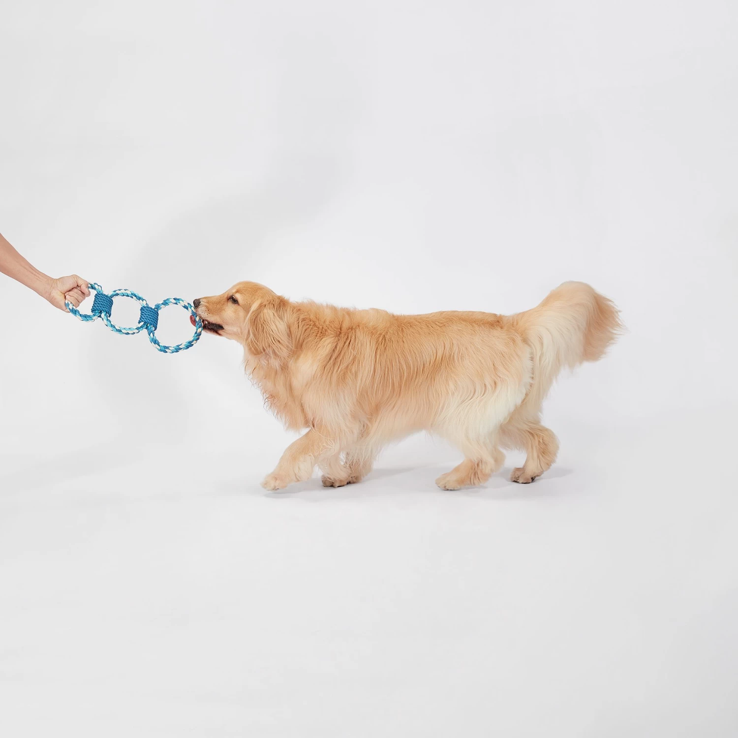 Joyhound Game On Triple Rings Rope Dog Toy 3 Joyhound Game On Triple Rings Rope Dog Toy - Image 3