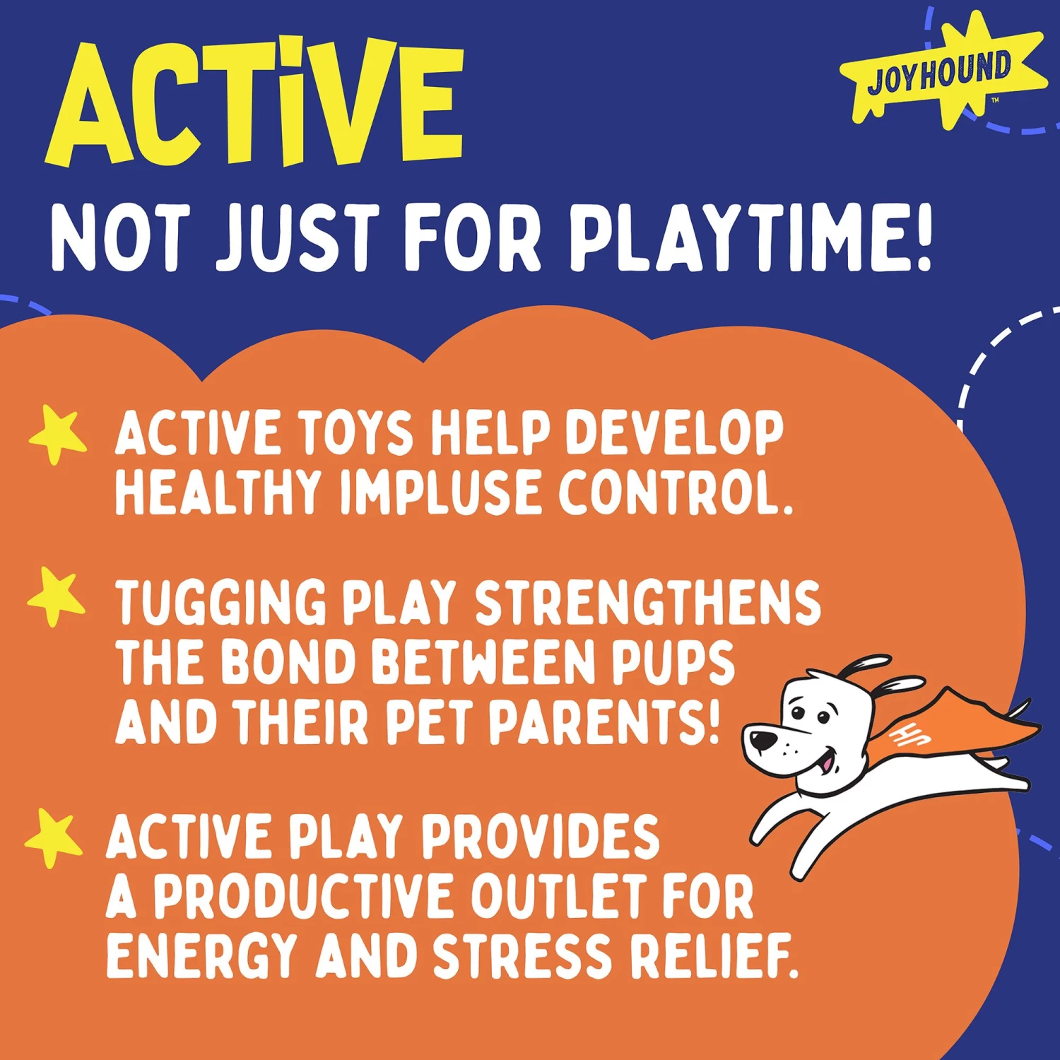 Joyhound Game On Triple Rings Rope Dog Toy 4 Joyhound Game On Triple Rings Rope Dog Toy - Image 4