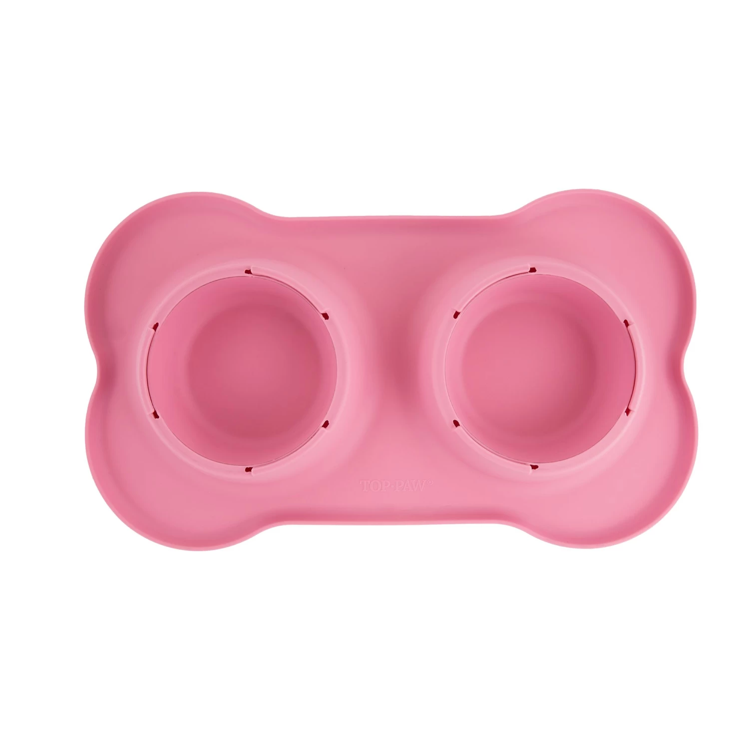 Top Paw® Silicone Mat With Double Dog Bowls 3 Top Paw® Silicone Mat With Double Dog Bowls - Image 3