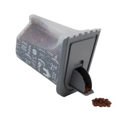 Paw Prints Grey Print Pet Food Storage Container, 7-lb -Pet Essentials Shop 5321239 alt4