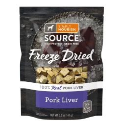 Simply Nourish® Dog Freeze-Dried Treat - Pork Liver, 5 Oz.