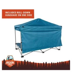 Arcadia Trail&trade; Elevated Canopy Cot With Water-Resistant Roll-Down Sunshade -Pet Essentials Shop 5322616 alt2