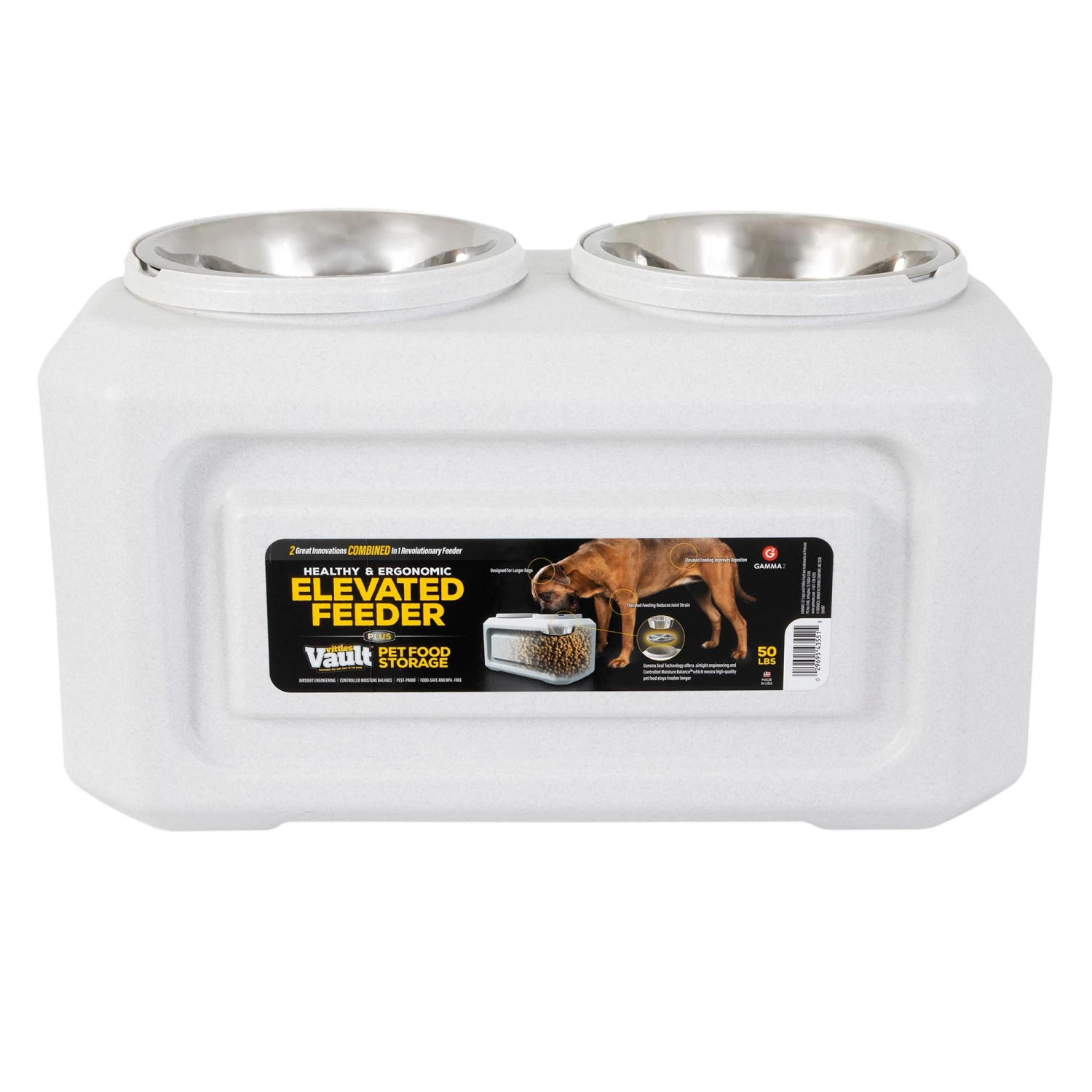 Vittles Vault® Elevated Pet Feeder Plus Pet Food Storage 1 Vittles Vault® Elevated Pet Feeder Plus Pet Food Storage