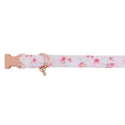 Top Paw® Pink Peony Comfort Neoprene Dog Collar