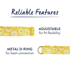 Top Paw® Yellow Daisy Poly Blend Dog Collar -Pet Essentials Shop 5323566 alt2