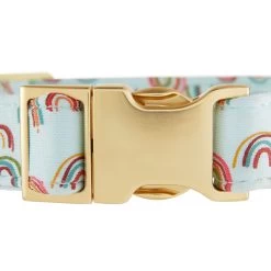 Top Paw® Blue Rainbow Comfort Neoprene Dog Collar -Pet Essentials Shop 5323570 alt3