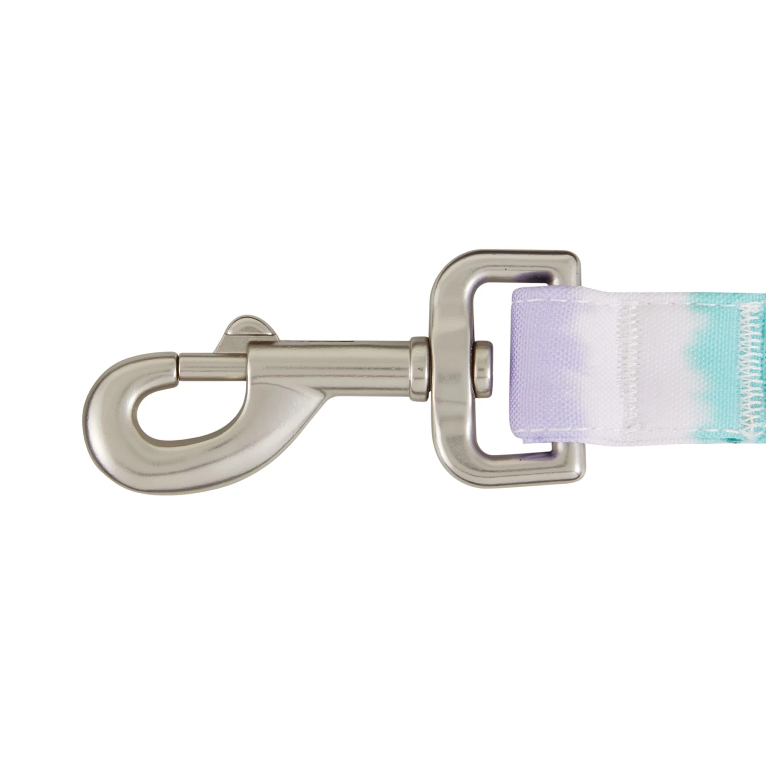 Top Paw® Teal & Purple Striped Dog Leash: 4-ft Long, 1-in Wide 4 Top Paw® Teal & Purple Striped Dog Leash: 4-ft Long, 1-in Wide - Image 4