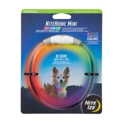 Nite Ize® NiteHowl® Mini Rechargeable LED Safety Necklace With Disc-O Select™