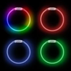 Nite Ize® NiteHowl® Mini Rechargeable LED Safety Necklace With Disc-O Select&trade; -Pet Essentials Shop 5324502 alt2