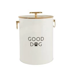 Top Paw® "Good Dog" Wood Lid Storage Tin