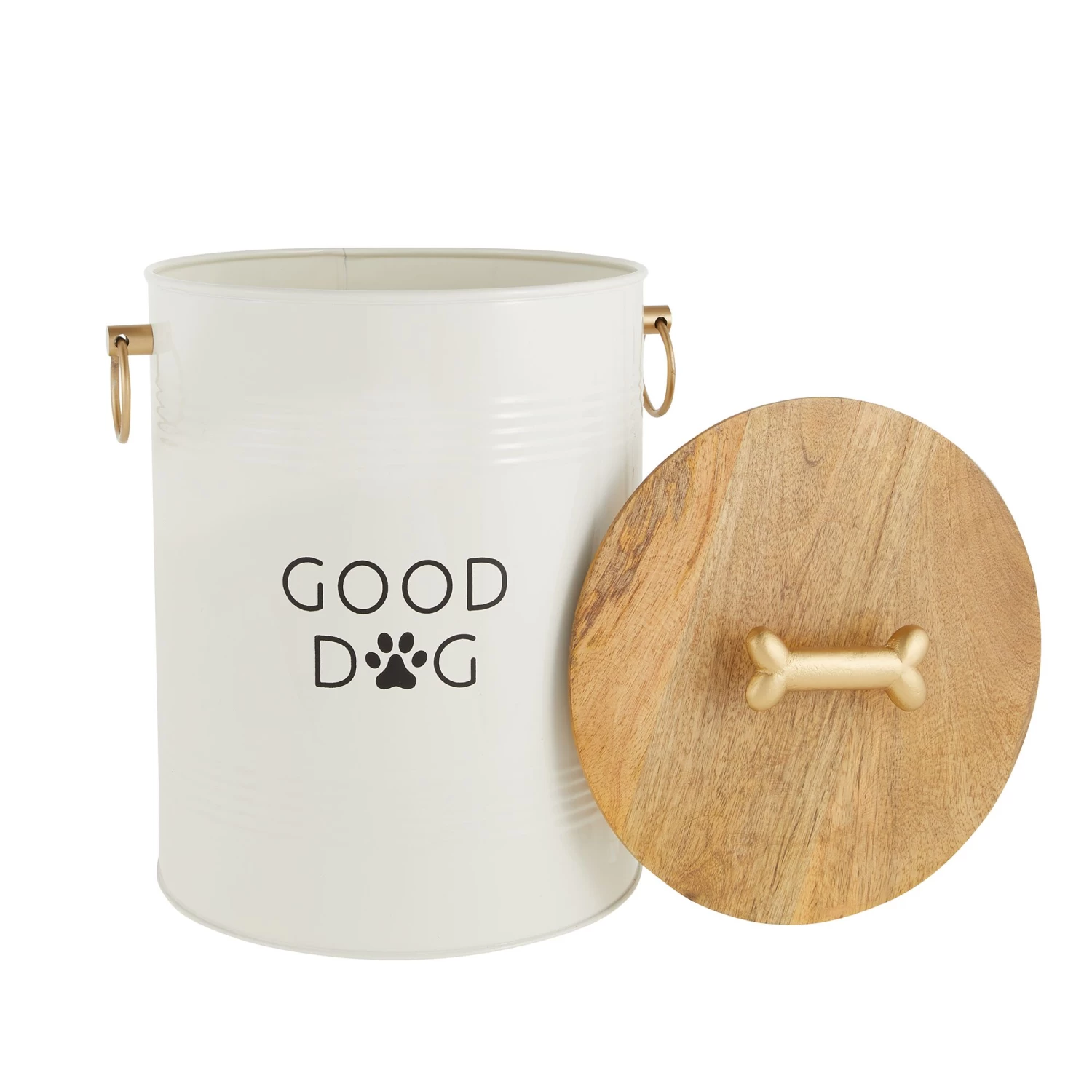 Top Paw® "Good Dog" Wood Lid Storage Tin 2 Top Paw® "Good Dog" Wood Lid Storage Tin - Image 2