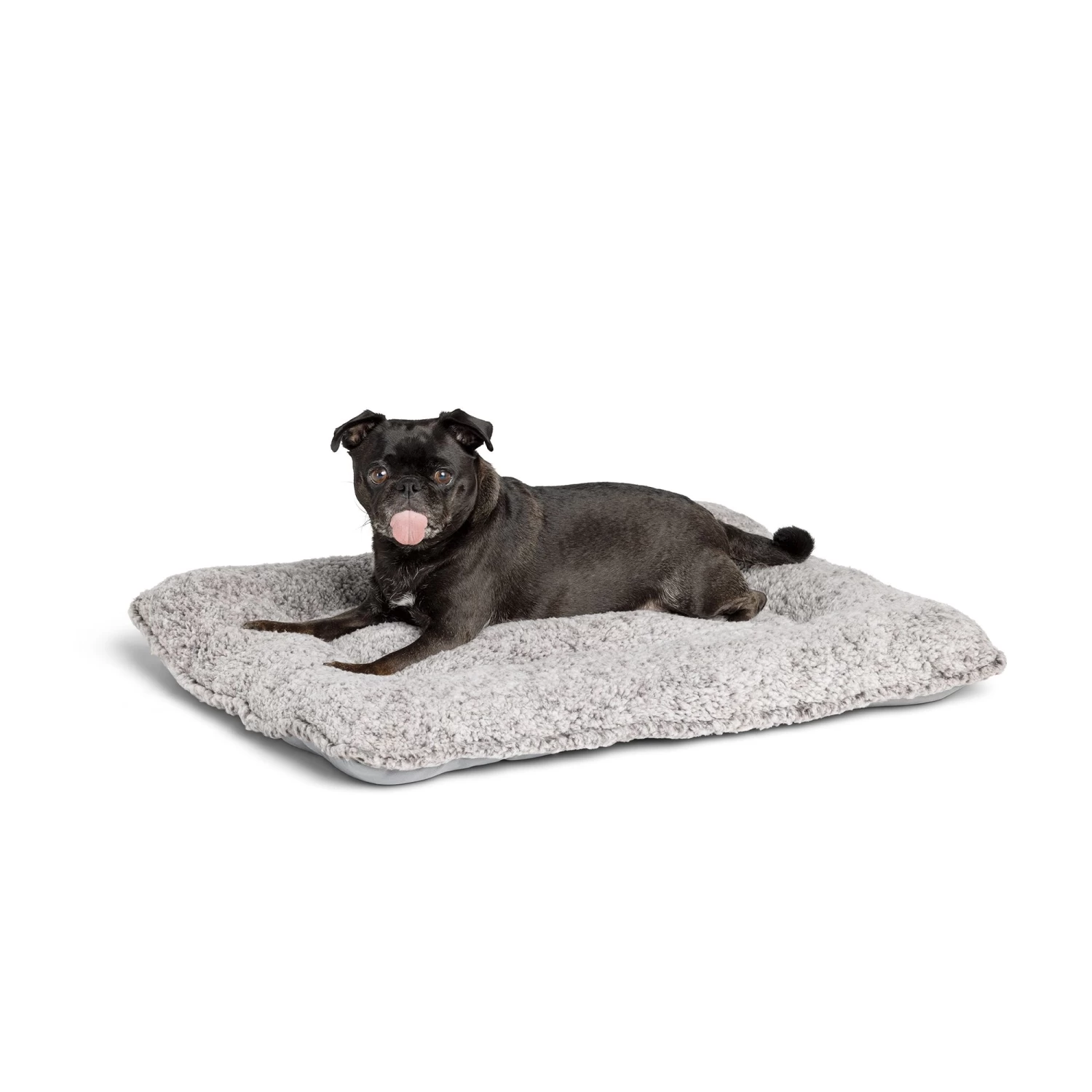 Top Paw® Grey Cloud Sherpa Pillow Dog Bed 1 Top Paw® Grey Cloud Sherpa Pillow Dog Bed