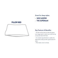 Top Paw® Grey Cloud Sherpa Pillow Dog Bed 9 Top Paw® Grey Cloud Sherpa Pillow Dog Bed -Pet Essentials Shop 5326139 alt4