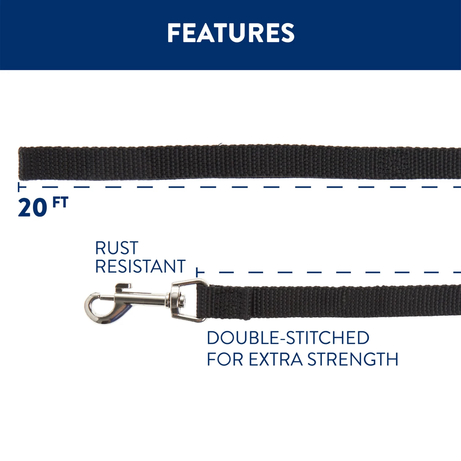 Top Paw® Training Dog Leash 3 Top Paw® Training Dog Leash - Image 3