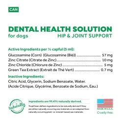 TropiClean® Fresh Breath Dental Health Solution Plus Hip & Joint -Pet Essentials Shop 5327301 alt2