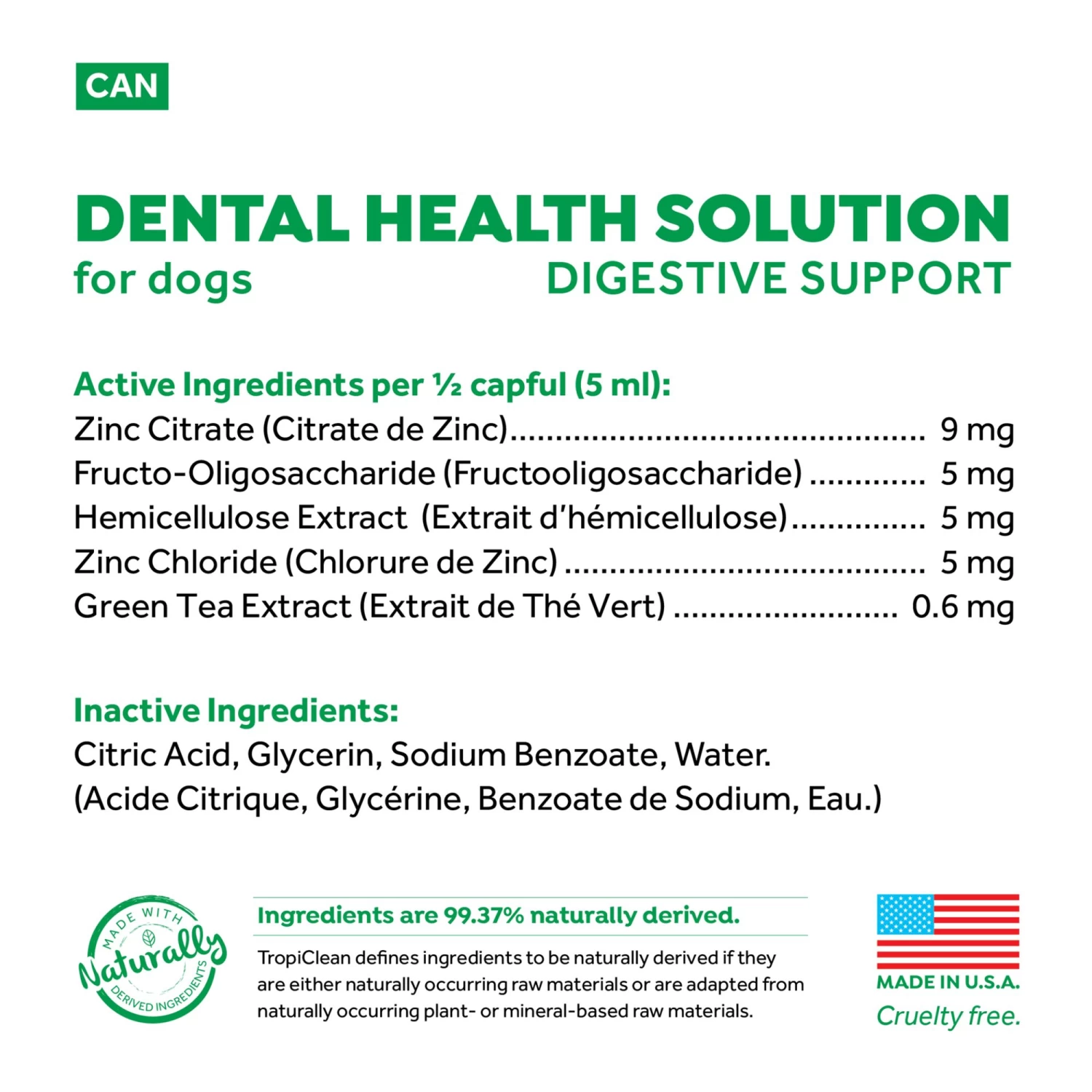 TropiClean® Fresh Breath Dental Health Solution Plus Digestive 3 TropiClean® Fresh Breath Dental Health Solution Plus Digestive - Image 3