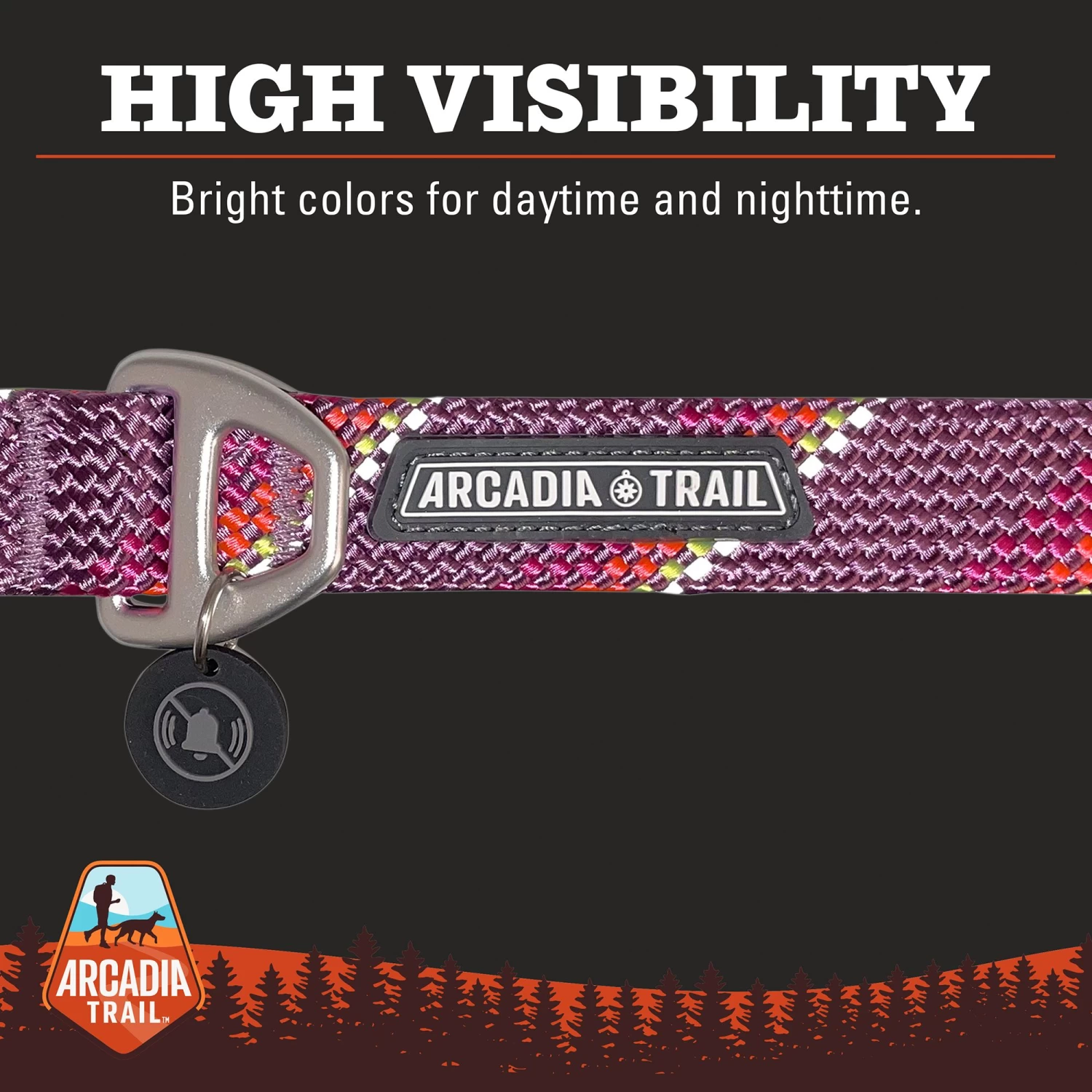 Arcadia Trail™ Reflective Rope Paracord Dog Collar 4 Arcadia Trail™ Reflective Rope Paracord Dog Collar - Image 4