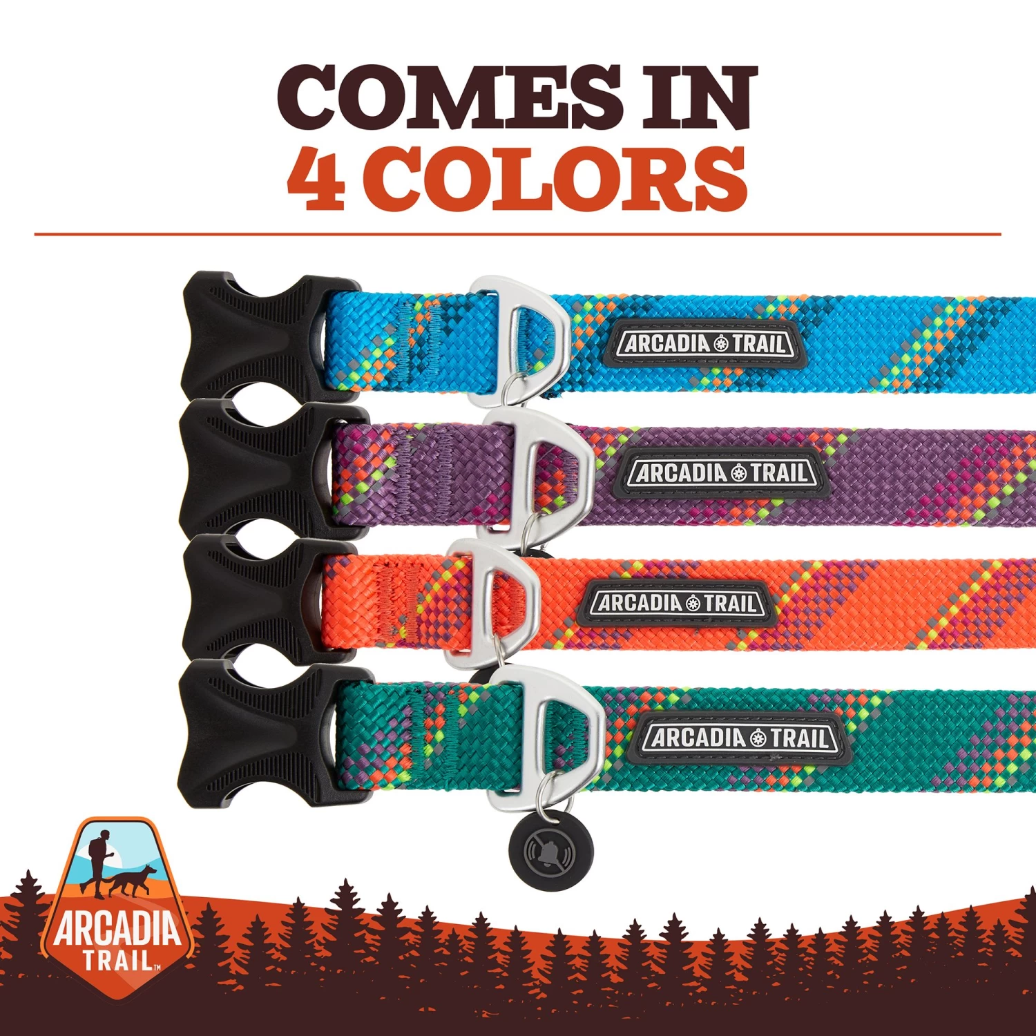 Arcadia Trail™ Reflective Rope Paracord Dog Collar 5 Arcadia Trail™ Reflective Rope Paracord Dog Collar - Image 5