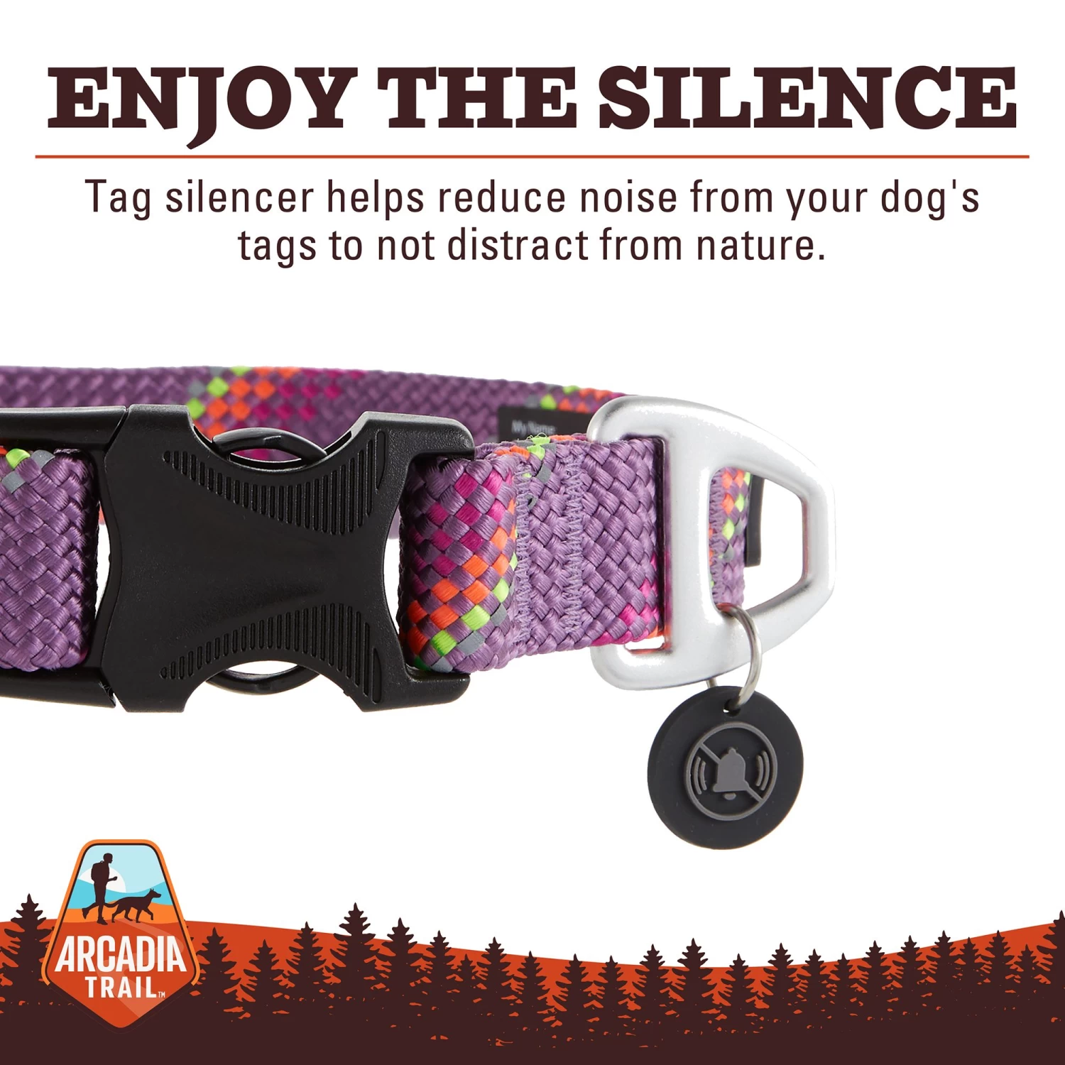 Arcadia Trail™ Reflective Rope Paracord Dog Collar 6 Arcadia Trail™ Reflective Rope Paracord Dog Collar - Image 6