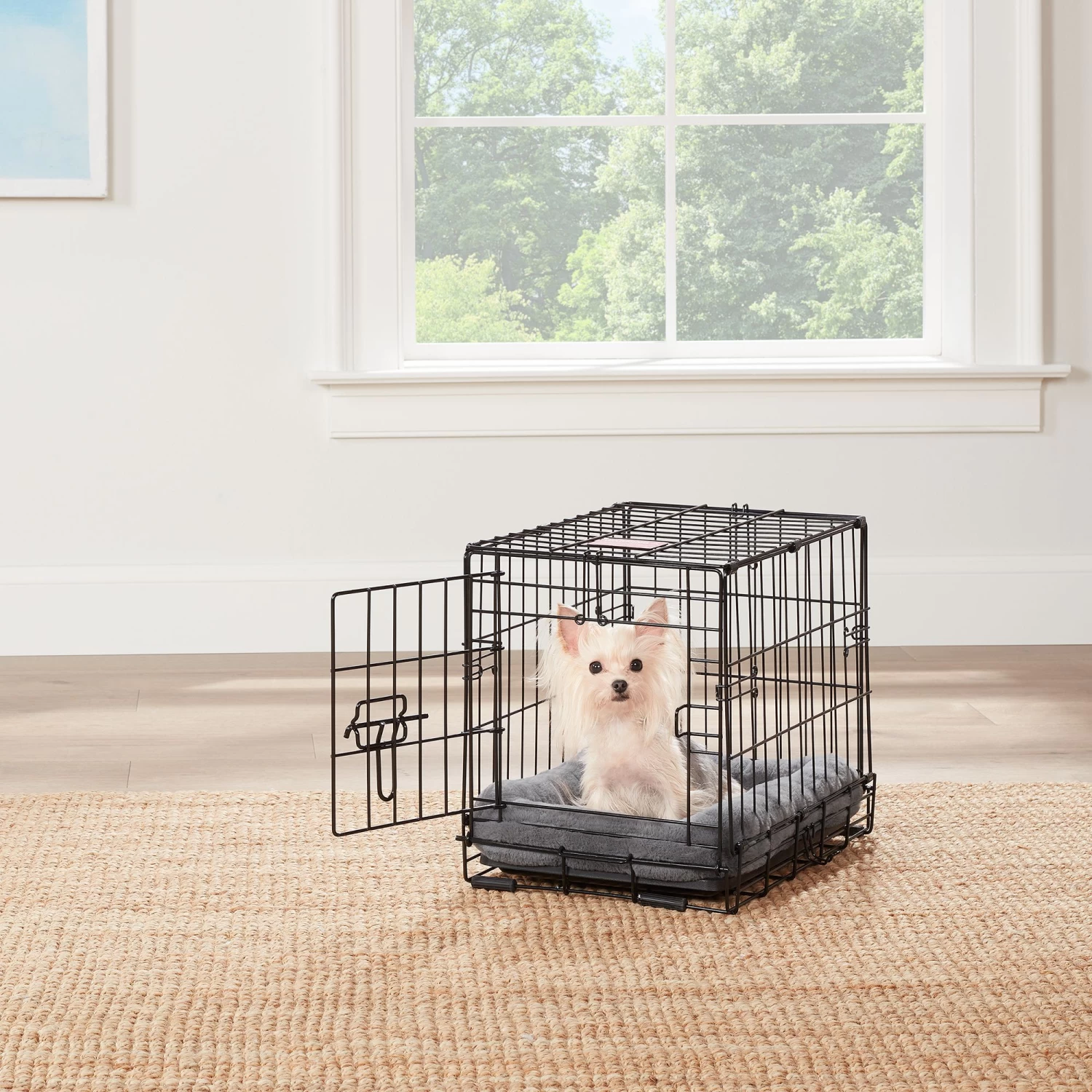 Top Paw® Single Door Folding Wire Dog Crate 1 Top Paw® Single Door Folding Wire Dog Crate