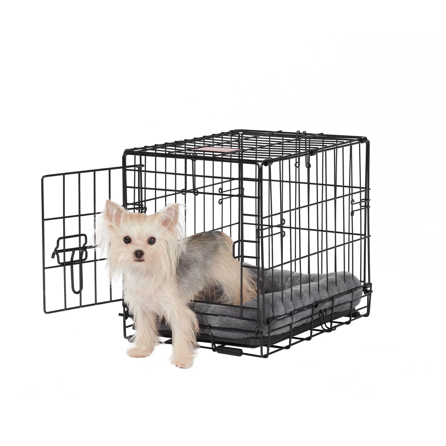 Top Paw® Single Door Folding Wire Dog Crate 2 Top Paw® Single Door Folding Wire Dog Crate - Image 2