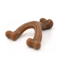 Nylabone® Gourmet Wishbone Chew Dog Toy - Bacon -Pet Essentials Shop 5331441 alt2
