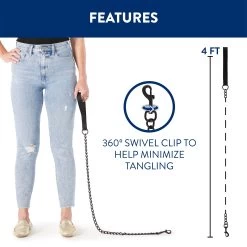 Top Paw® Heavy Chain Dog Leash: 4-ft Long -Pet Essentials Shop 5334156 alt2