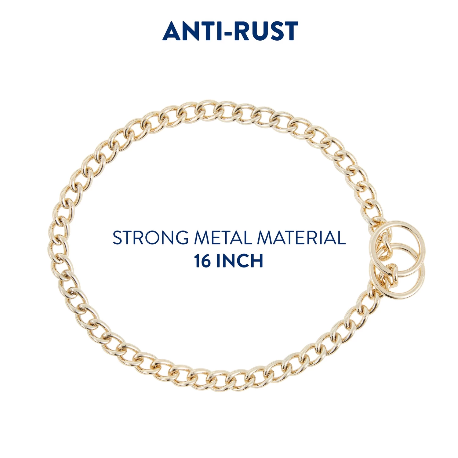 Top Paw® Basic Choke Chain Dog Collar 3 Top Paw® Basic Choke Chain Dog Collar - Image 3