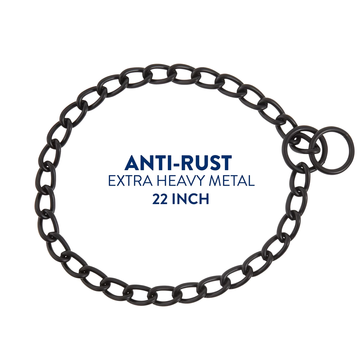 Top Paw® Heavy Choke Chain Dog Collar 3 Top Paw® Heavy Choke Chain Dog Collar - Image 3