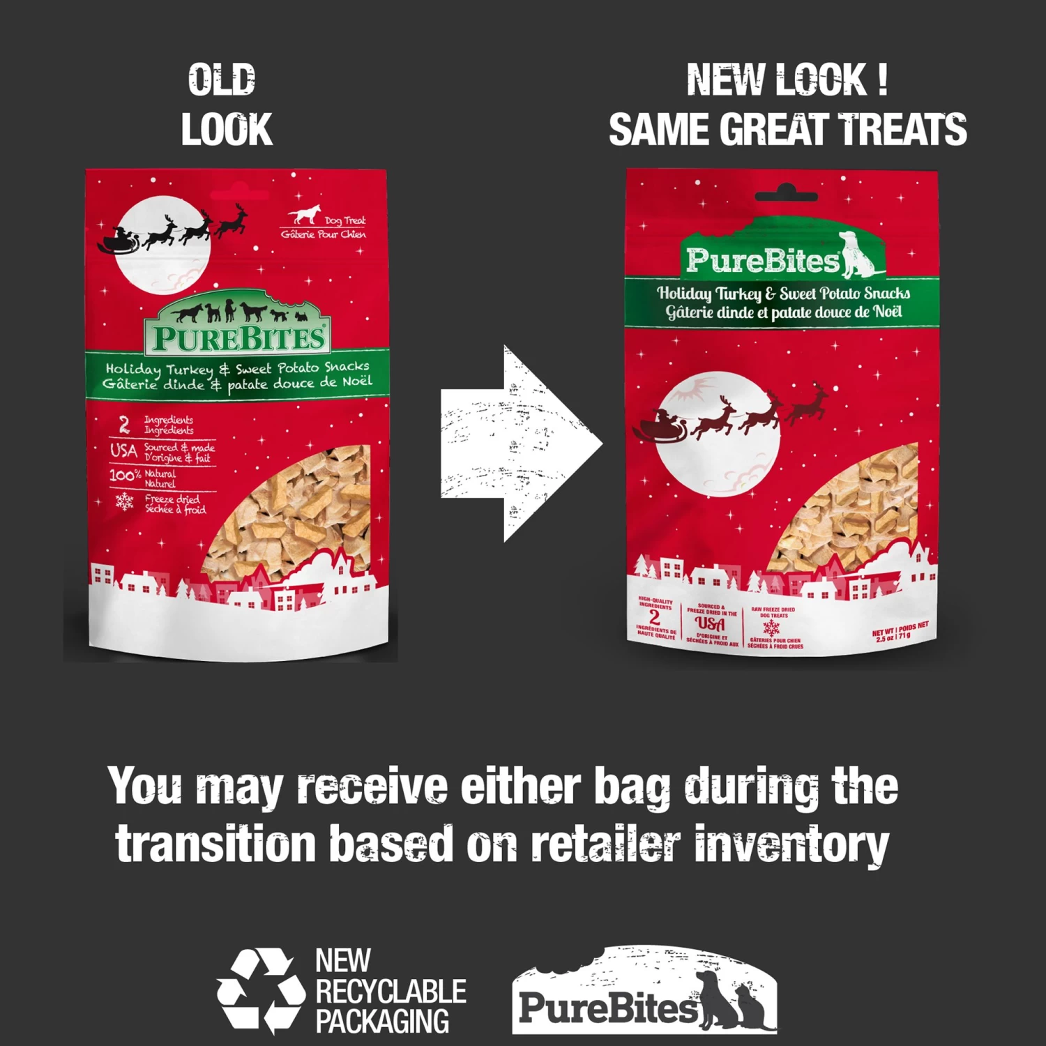 Purebites Holiday Turkey & Sweet Potato Dog Treat 2 Purebites Holiday Turkey & Sweet Potato Dog Treat - Image 2