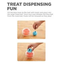 Outward Hound® Rumble Puzzle Interactive Ball Dog Toy -Pet Essentials Shop 5334762 alt2