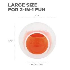 Outward Hound® Rumble Puzzle Interactive Ball Dog Toy -Pet Essentials Shop 5334762 alt4