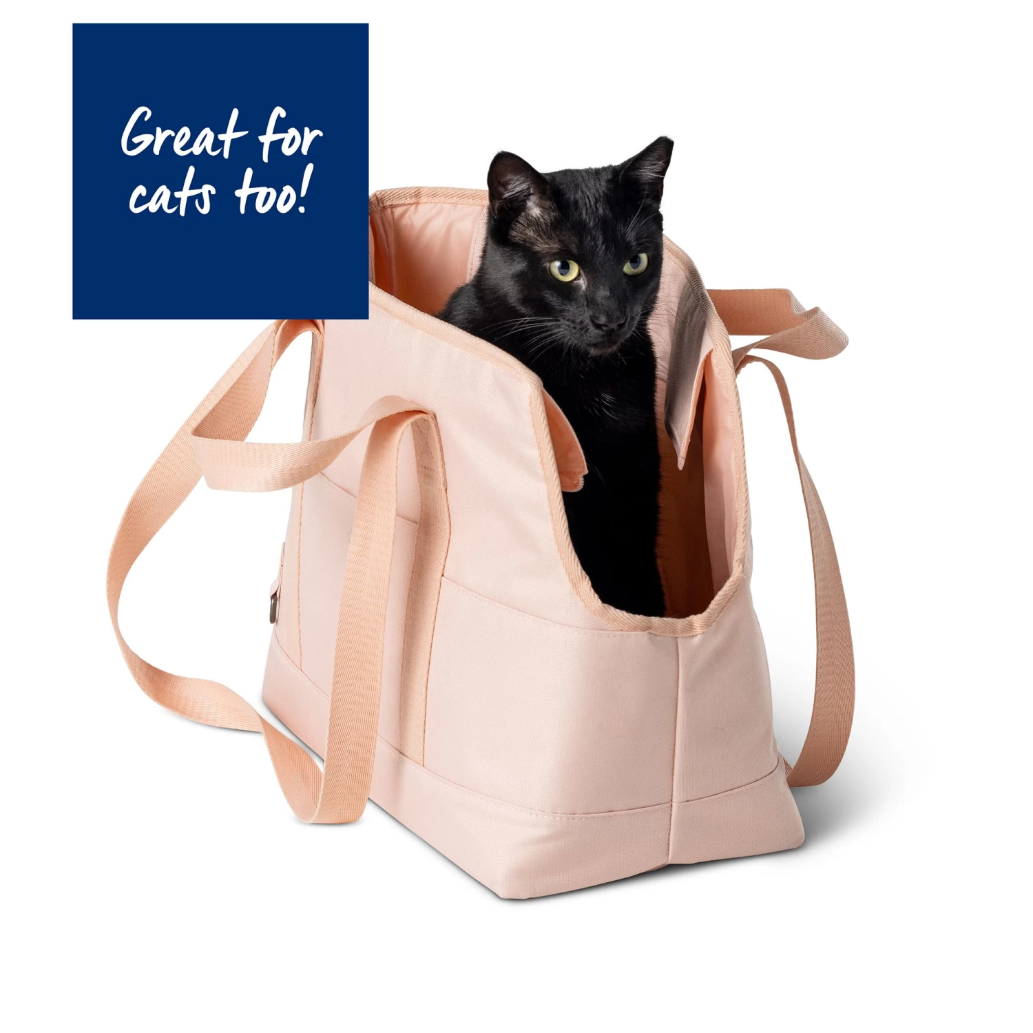 Top Paw® On-the-Go Dog Or Cat Carrier Tote - Pink 4 Top Paw® On-the-Go Dog Or Cat Carrier Tote - Pink - Image 4