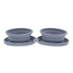Arcadia Trail™ Collapsible Double Diner Dog Bowl, 2-cup