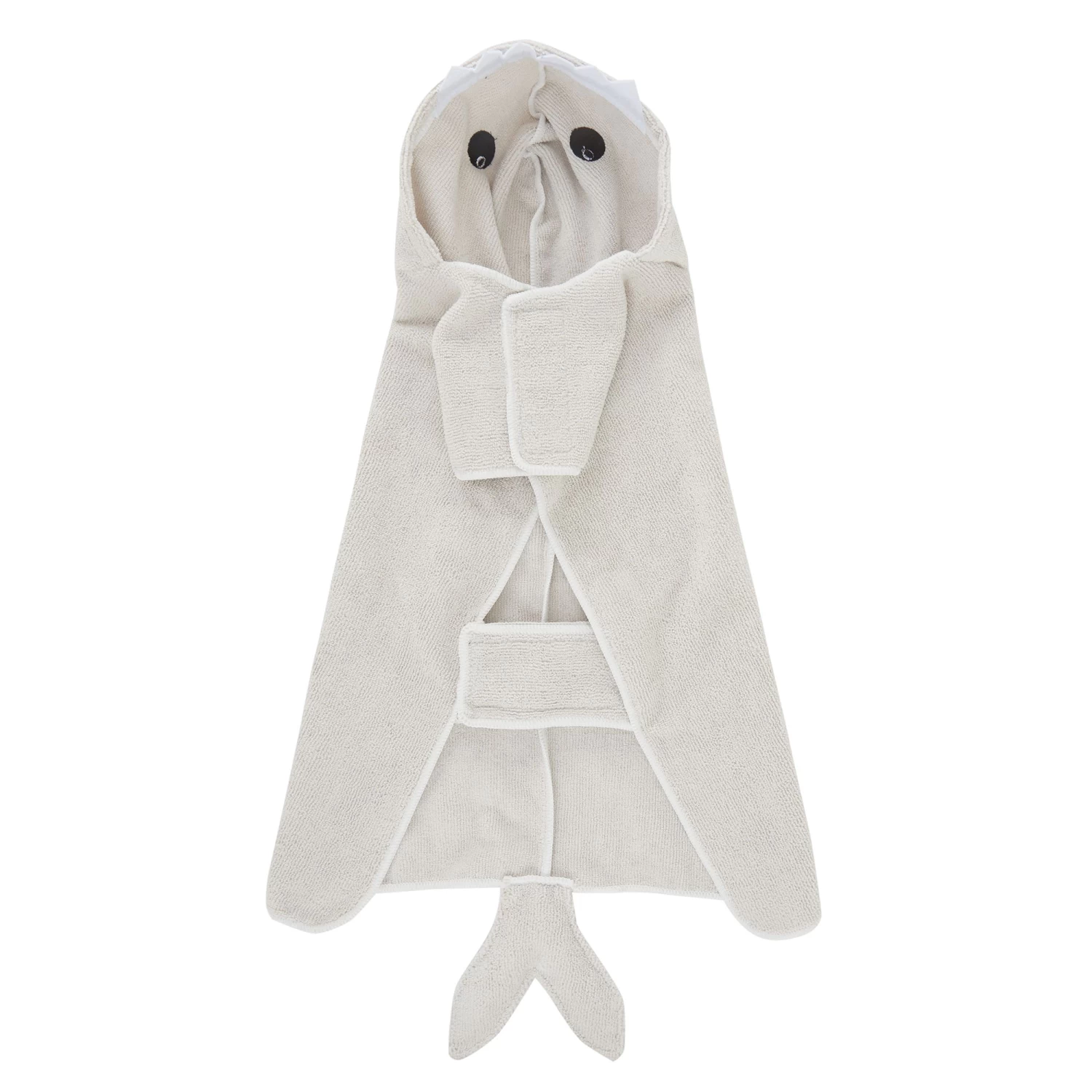 Top Paw® Shark Hooded Towel 3 Top Paw® Shark Hooded Towel - Image 3