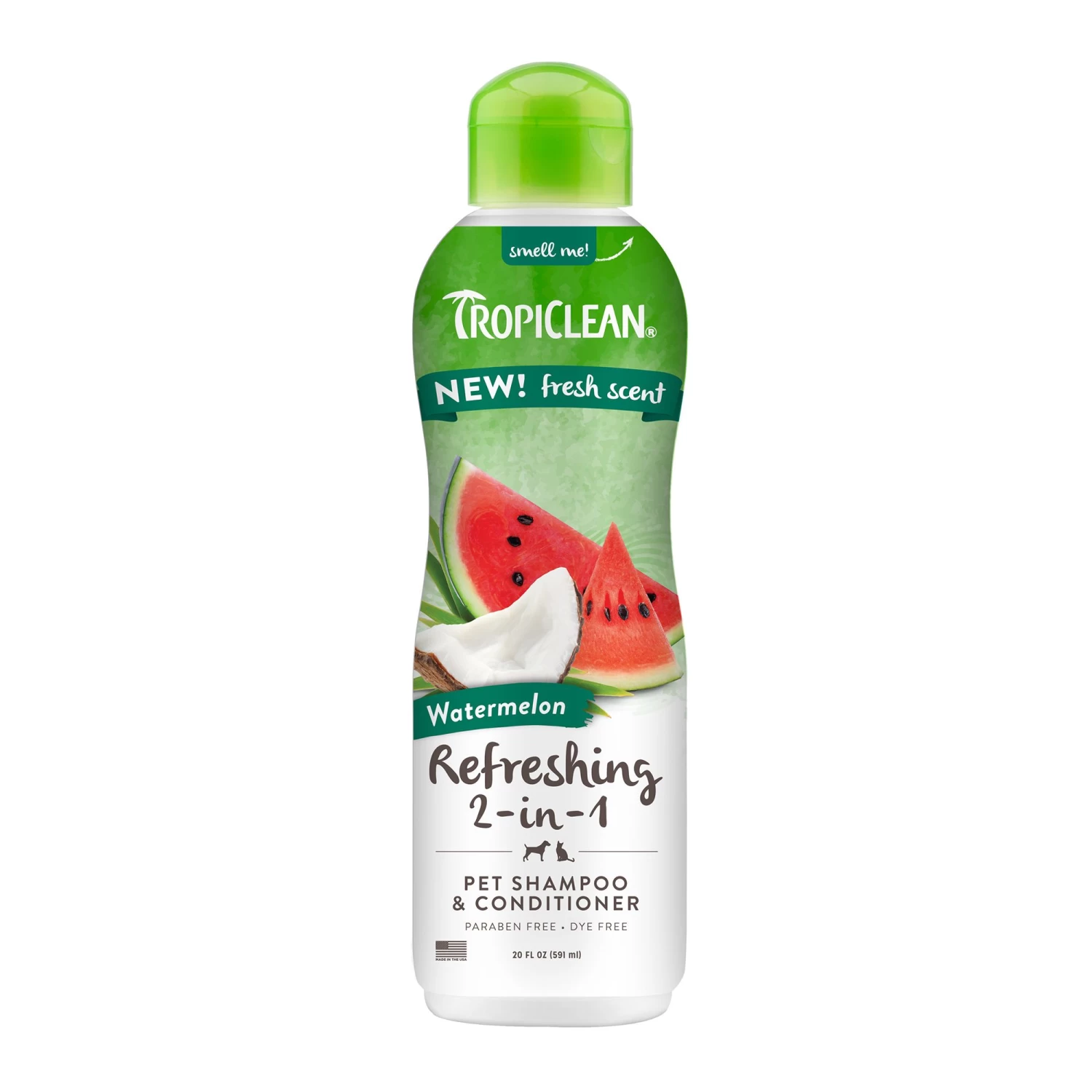 TropiClean® Watermelon Refreshing 2-in-1 Shampoo & Conditioner 1 TropiClean® Watermelon Refreshing 2-in-1 Shampoo & Conditioner