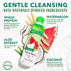 TropiClean® Watermelon Refreshing 2-in-1 Shampoo & Conditioner 10 TropiClean® Watermelon Refreshing 2-in-1 Shampoo & Conditioner -Pet Essentials Shop 5337108 alt3