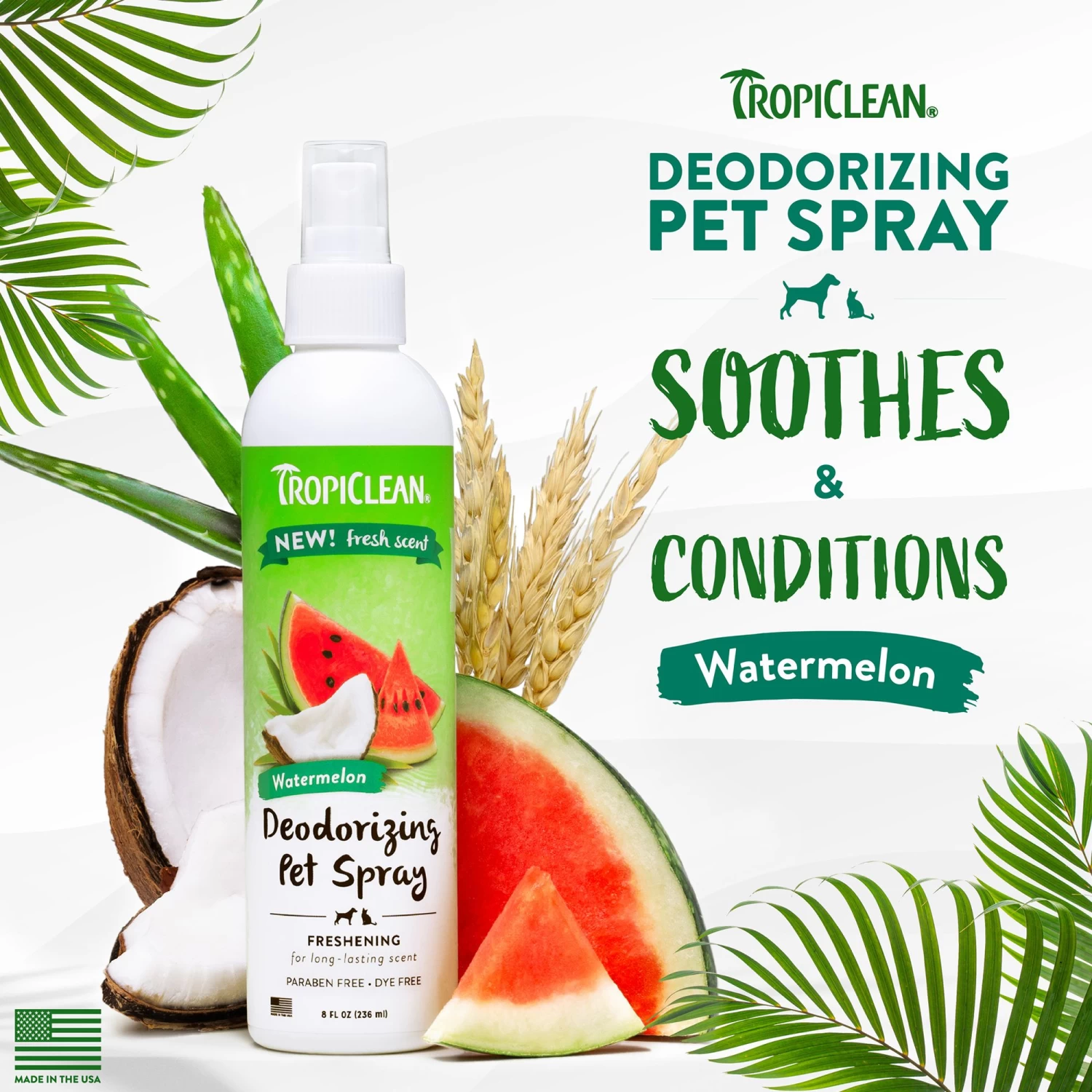 TropiClean® Watermelon Deodorizing Spray 3 TropiClean® Watermelon Deodorizing Spray - Image 3