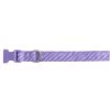 Top Paw® Purple Zebra Print Dog Collar