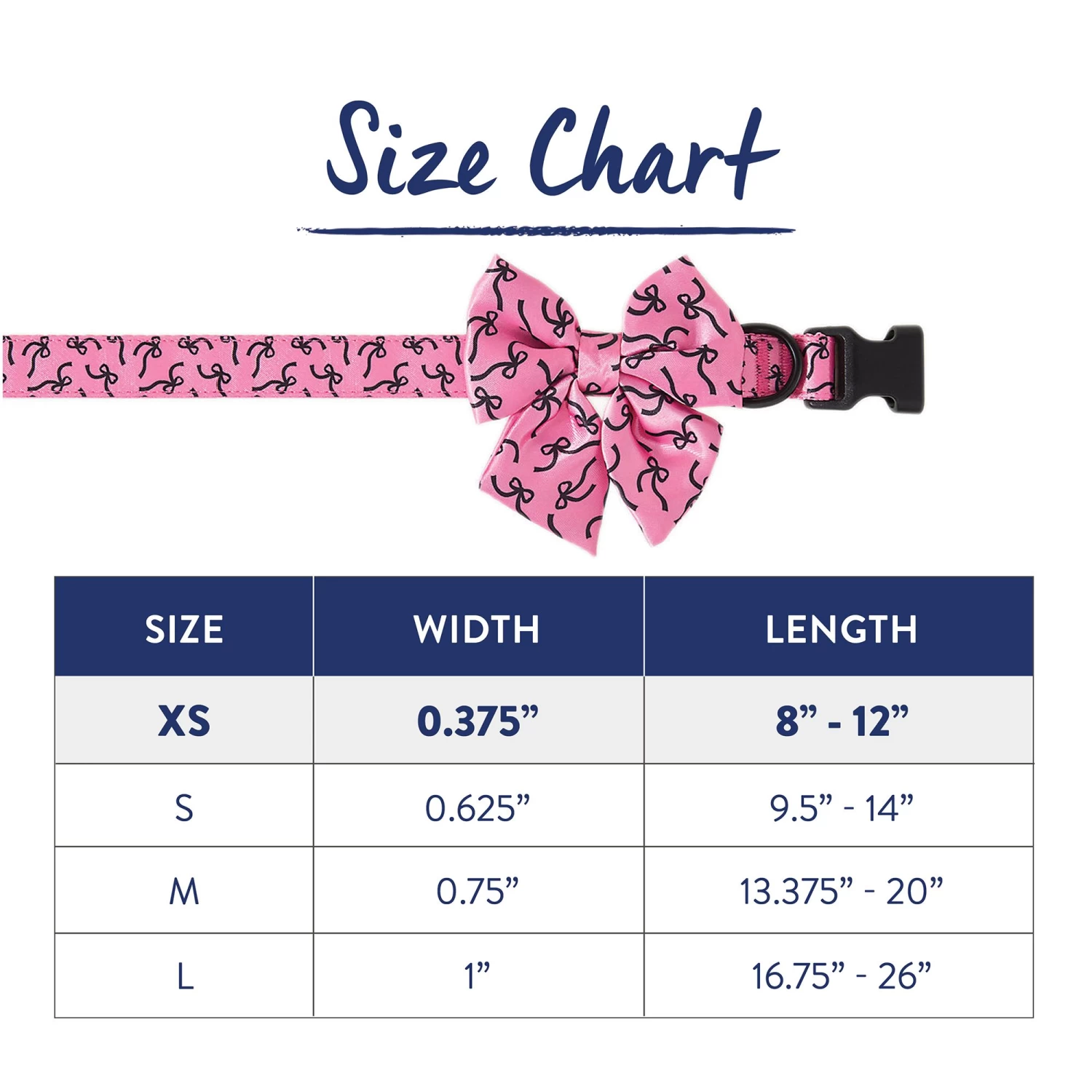 Top Paw® Pink Bows Dog Collar 4 Top Paw® Pink Bows Dog Collar - Image 4