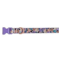 Top Paw® Purple Floral Dog Collar