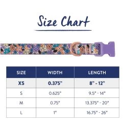 Top Paw® Purple Floral Dog Collar -Pet Essentials Shop 5337307 alt3