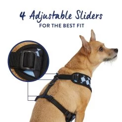 Top Paw® Blue Checkered Comfort Dog Harness -Pet Essentials Shop 5337434 alt3
