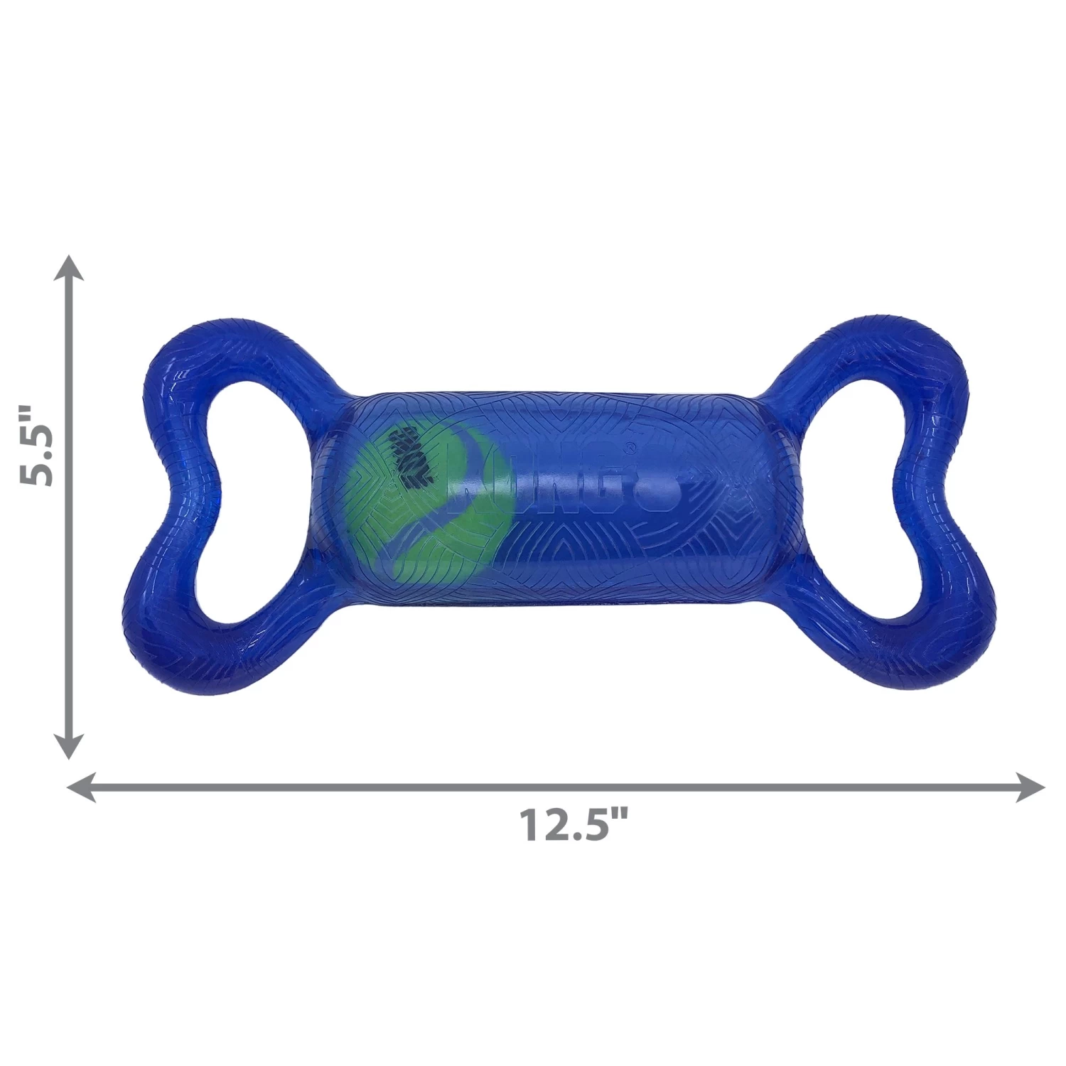 KONG® Jumbler™ Tug Bone Dog Toy (COLOR VARIES) 2 KONG® Jumbler™ Tug Bone Dog Toy (COLOR VARIES) - Image 2