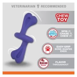 Nylabone® Power Chew Rolling Dog Toy - Bacon Flavor -Pet Essentials Shop 5337815 alt2